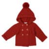Chaqueta capucha pompón