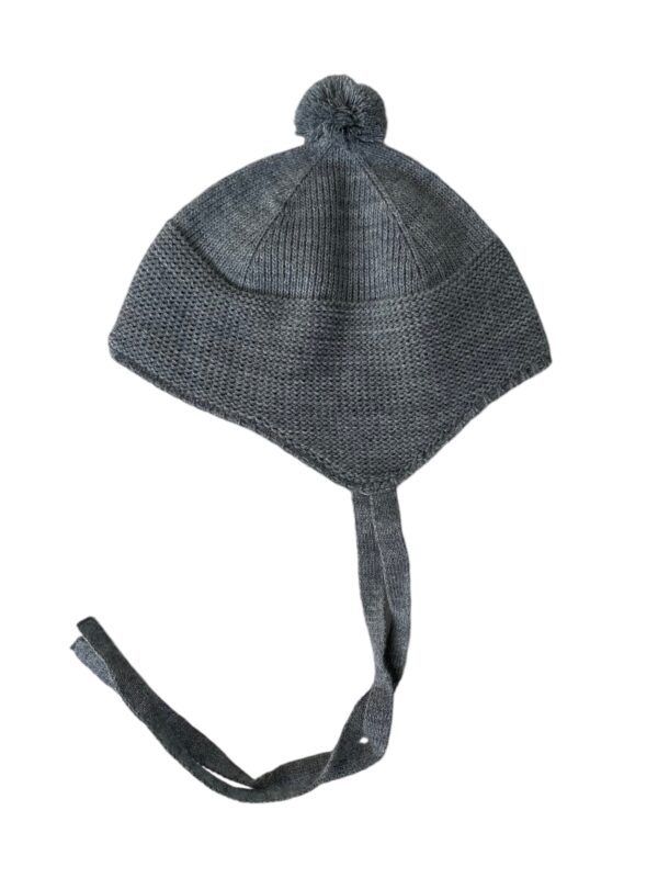 Gorro Pompón Gris