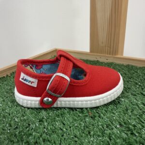 Zapatilla Corchete Rojo