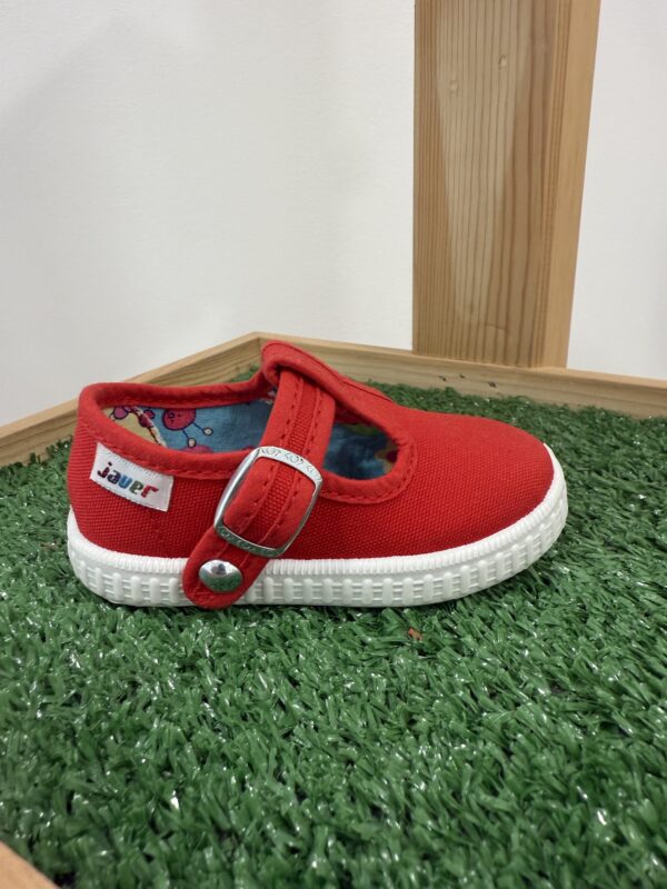 Zapatilla Corchete Rojo