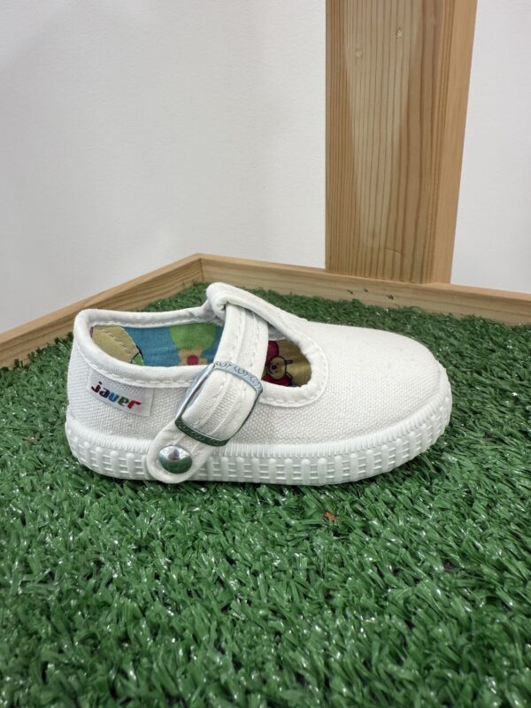 Zapatilla Corchete Blanco