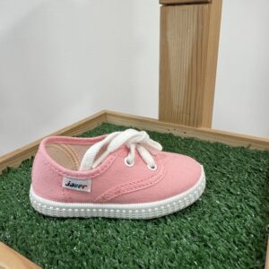 Zapatilla Rosa Cordón