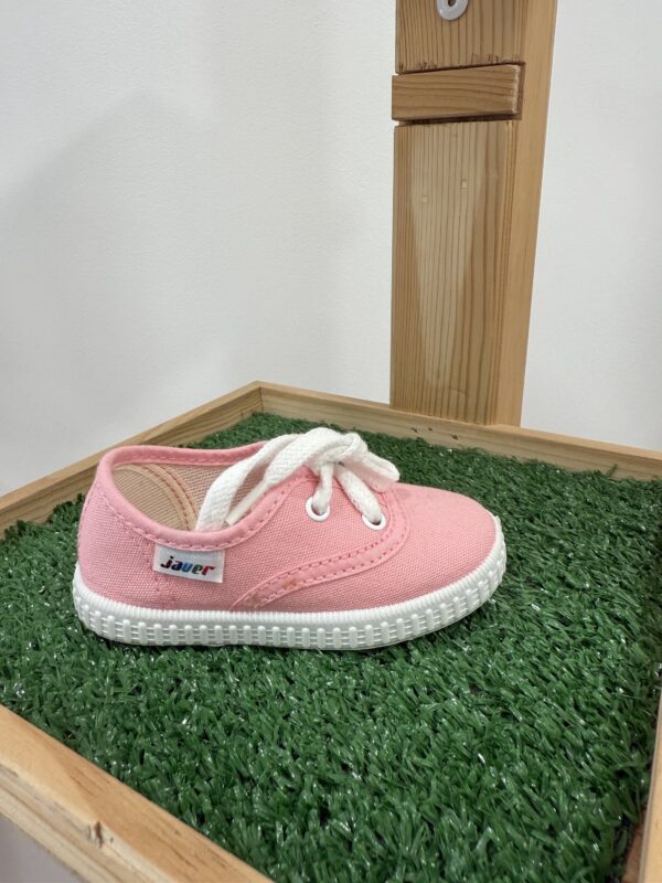 Zapatilla Rosa Cordón
