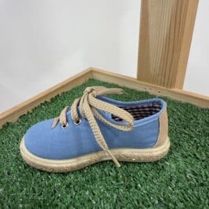 Zapato Esparto Azul