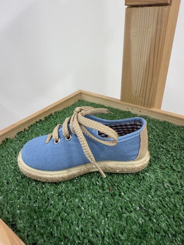 Zapato Esparto Azul