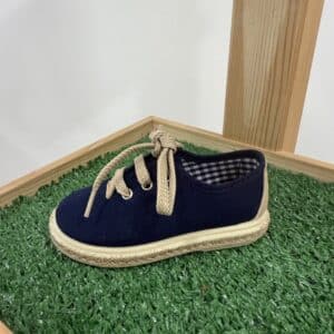 Zapato Esparto Marino