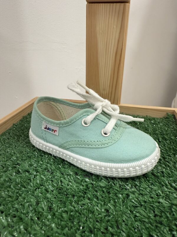 Zapatilla Cordones Menta