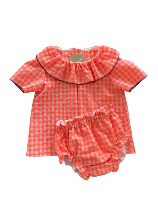Conjunto Unisex Naranja Flúor - Imagen 2