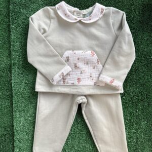 Conjunto Felpa Verde Macaco