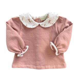 Conjunto felpa rosa Macaco