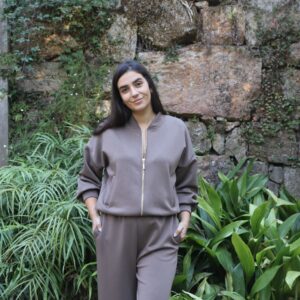 Conjunto Bomber Taupe