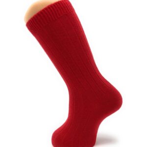 Calcetín Alto Canalé Rojo