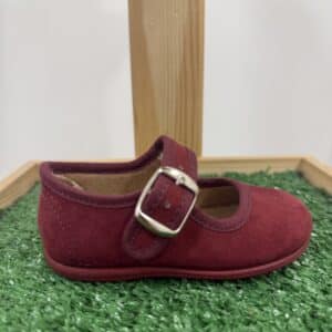 Merceditas Suede Burdeos