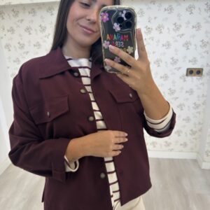 Chaqueta Jara Burdeos