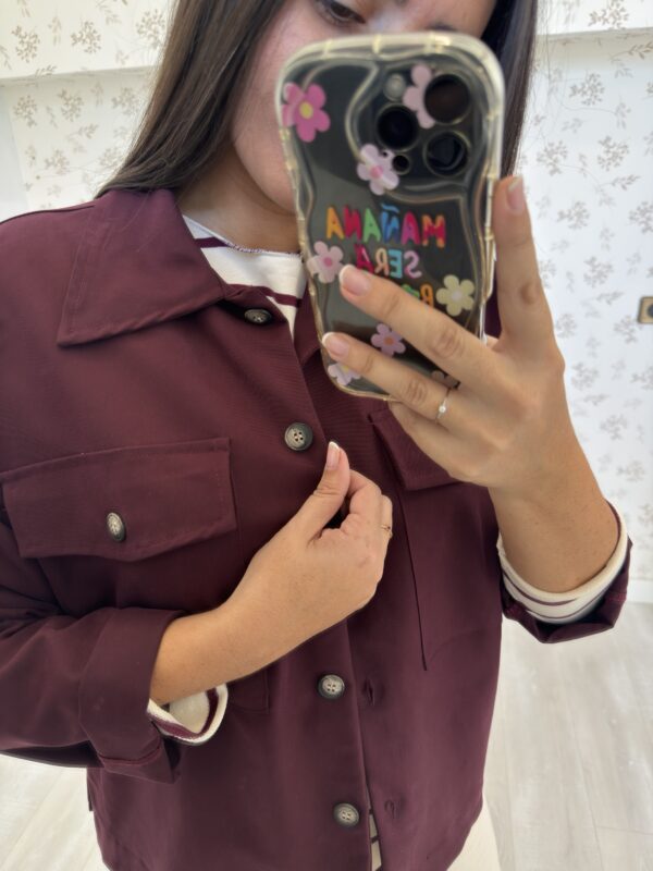 Chaqueta Jara Burdeos - Imagen 4