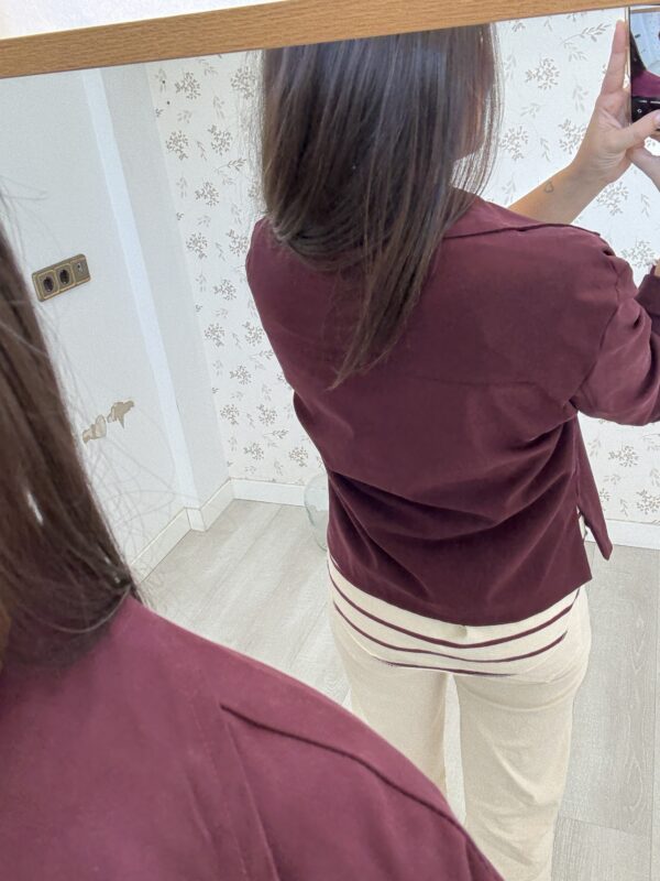 Chaqueta Jara Burdeos - Imagen 5