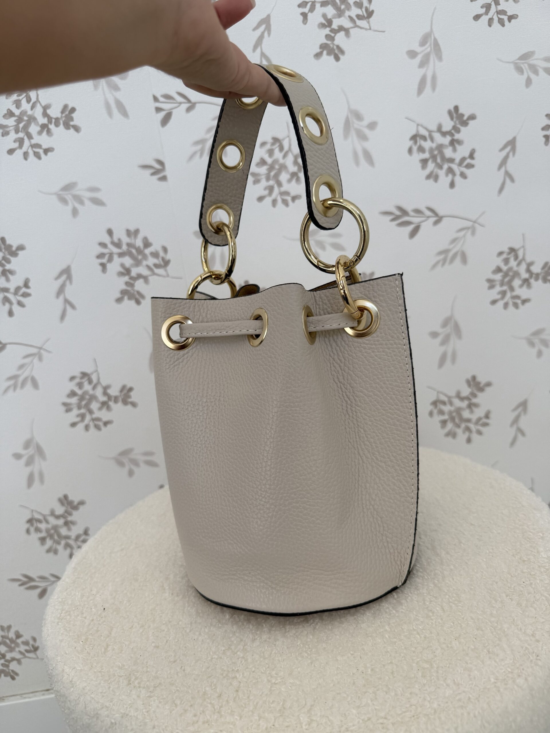 Bombonera Piel Beige - Imagen 2