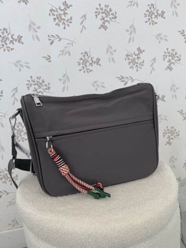 Bolso Nylon Gris