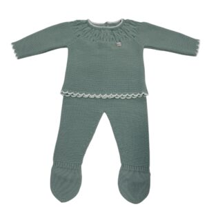 Conjunto Polaina Verde empolvado