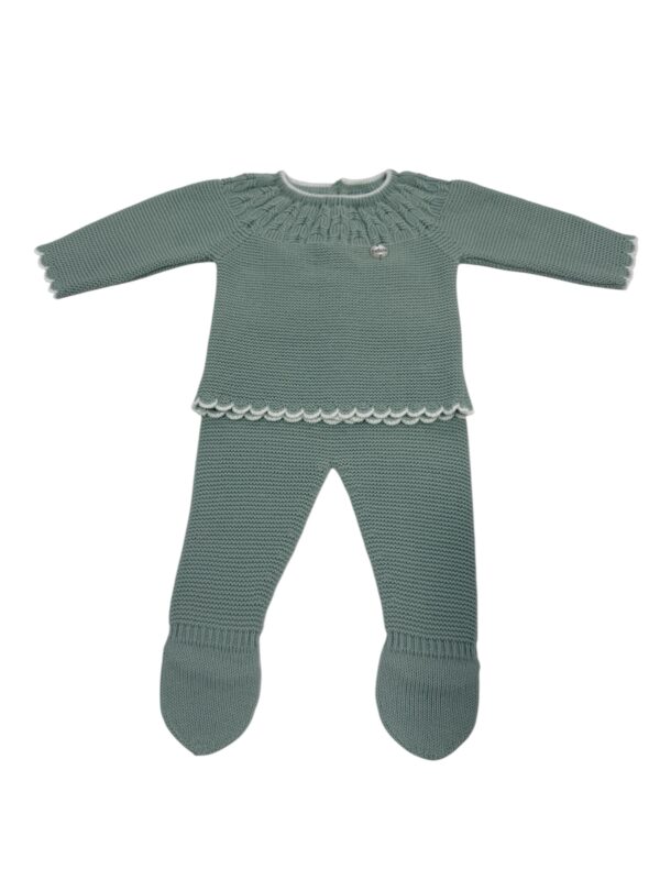 Conjunto Polaina Verde empolvado