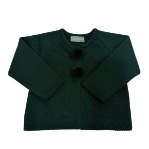 Chaqueta Pompones Verde