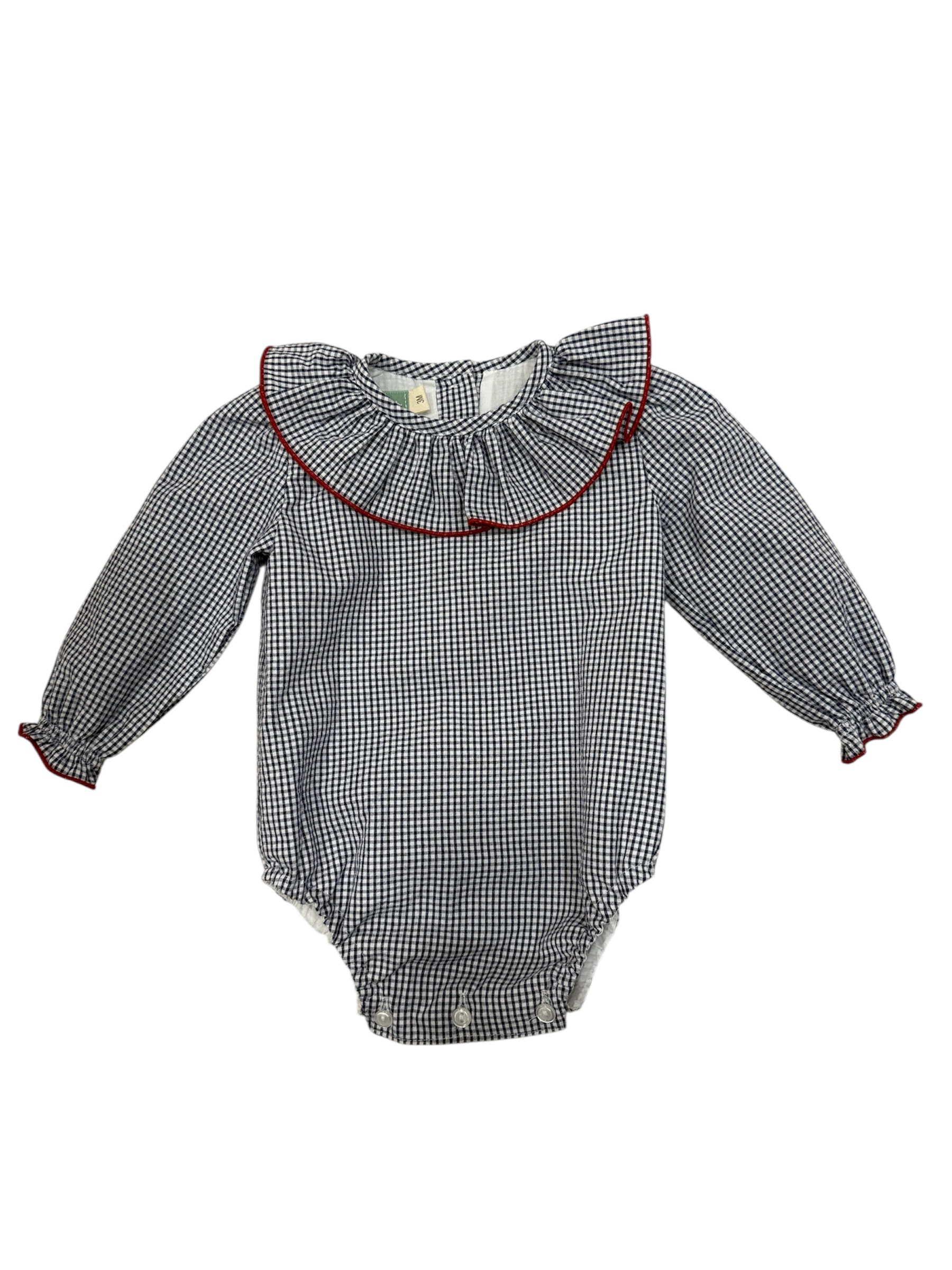 Pelele Vichy azul Marino