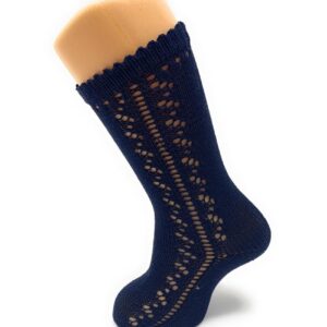 Calcetín Calado Marino