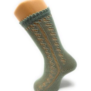 Calcetín Calado Verde