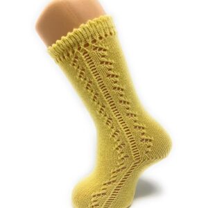 Calcetín Calado Amarillo