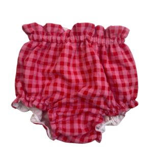 Cubrepañal Vichy Fresa