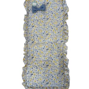 Colchoneta+Bolso Flor azul