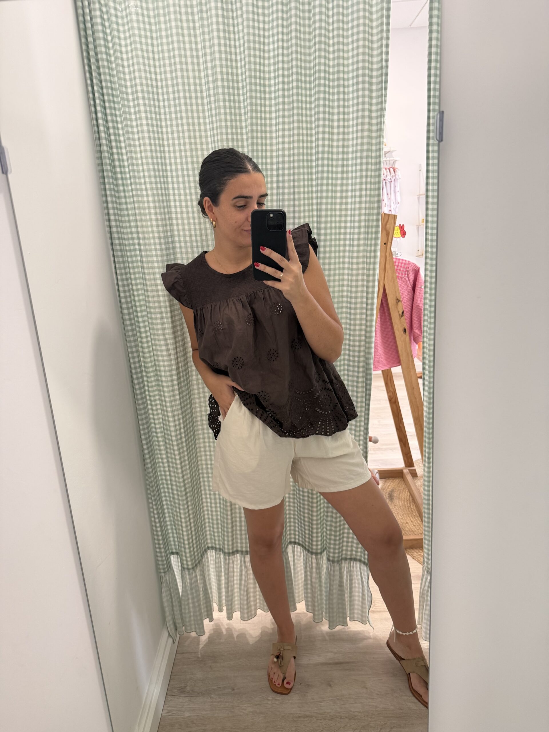 Blusa Yaiza Chocolate - Imagen 4