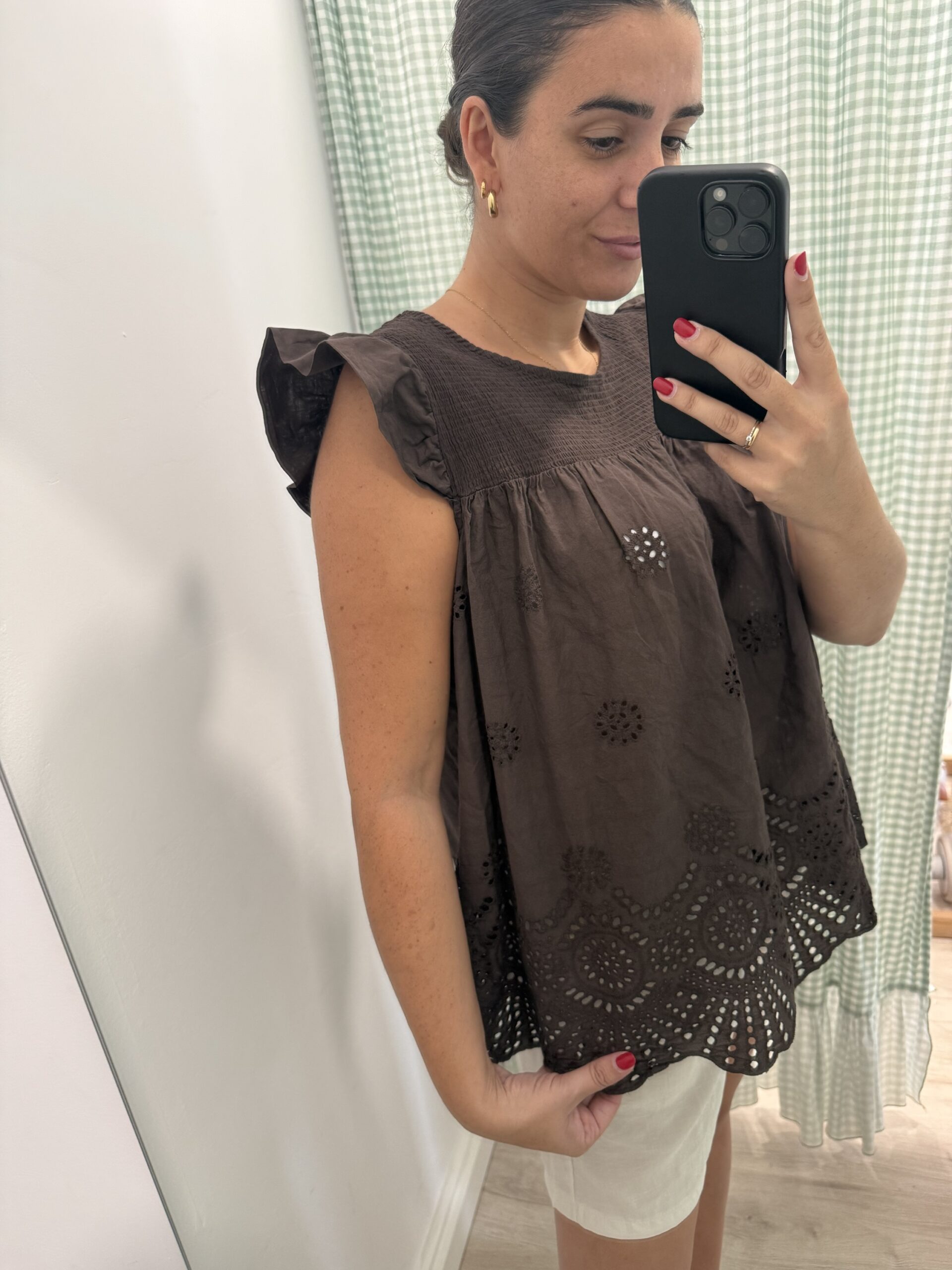 Blusa Yaiza Chocolate - Imagen 3