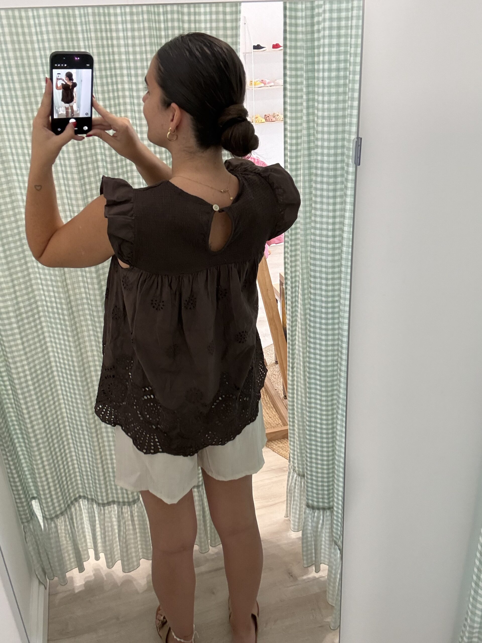 Blusa Yaiza Chocolate - Imagen 2