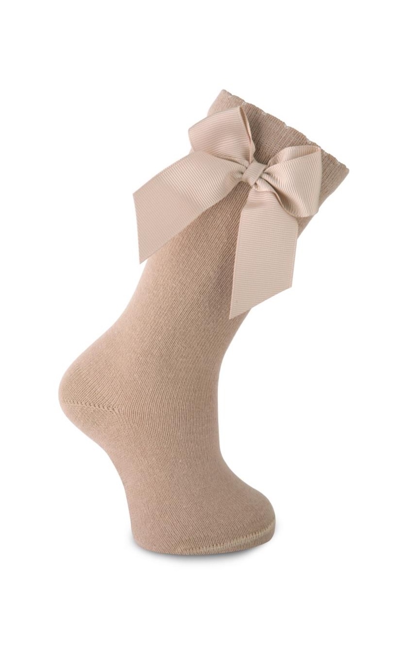 Calcetin Alto Lazo Camel